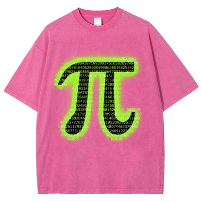 Pi Vintage Distressed T-shirt
