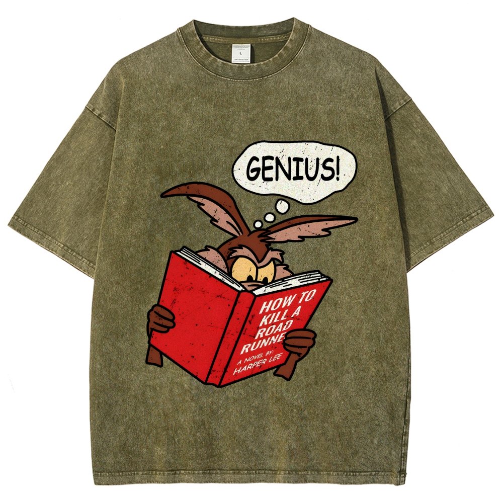 Genius Plan Vintage Distressed T-shirt