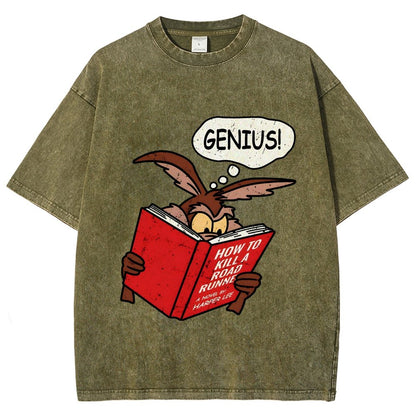 Genius Plan Vintage Distressed T-shirt