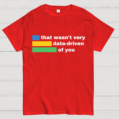 That Wasn't Very Data-Driven of You Geek T-Shirt