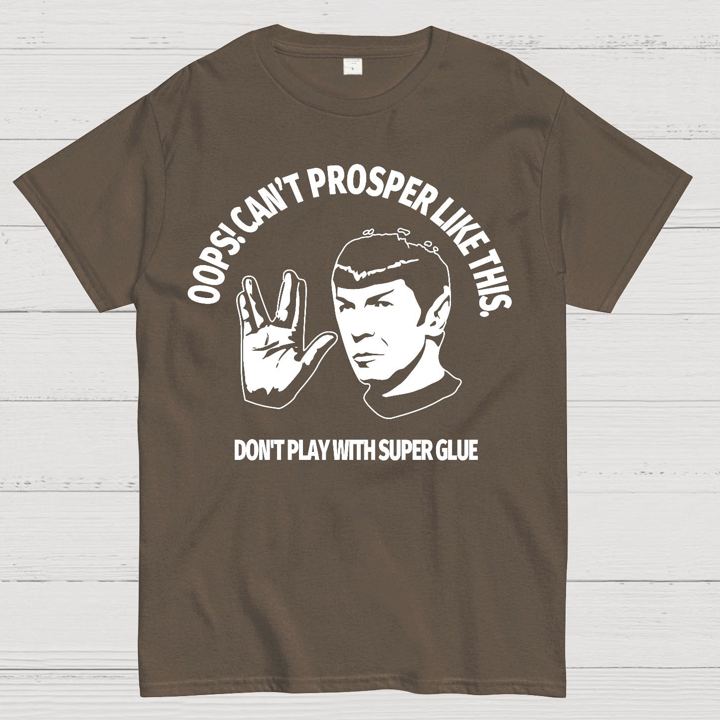 Oops! Can’t Prosper Like This. Funny Geek T-Shirt