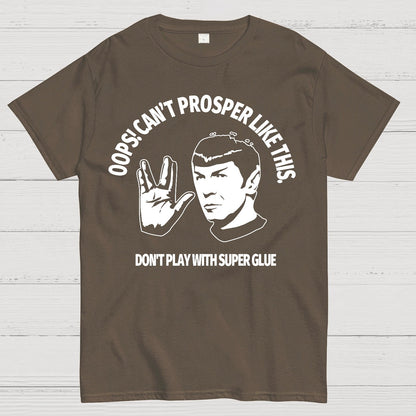 Oops! Can’t Prosper Like This. Funny Geek T-Shirt