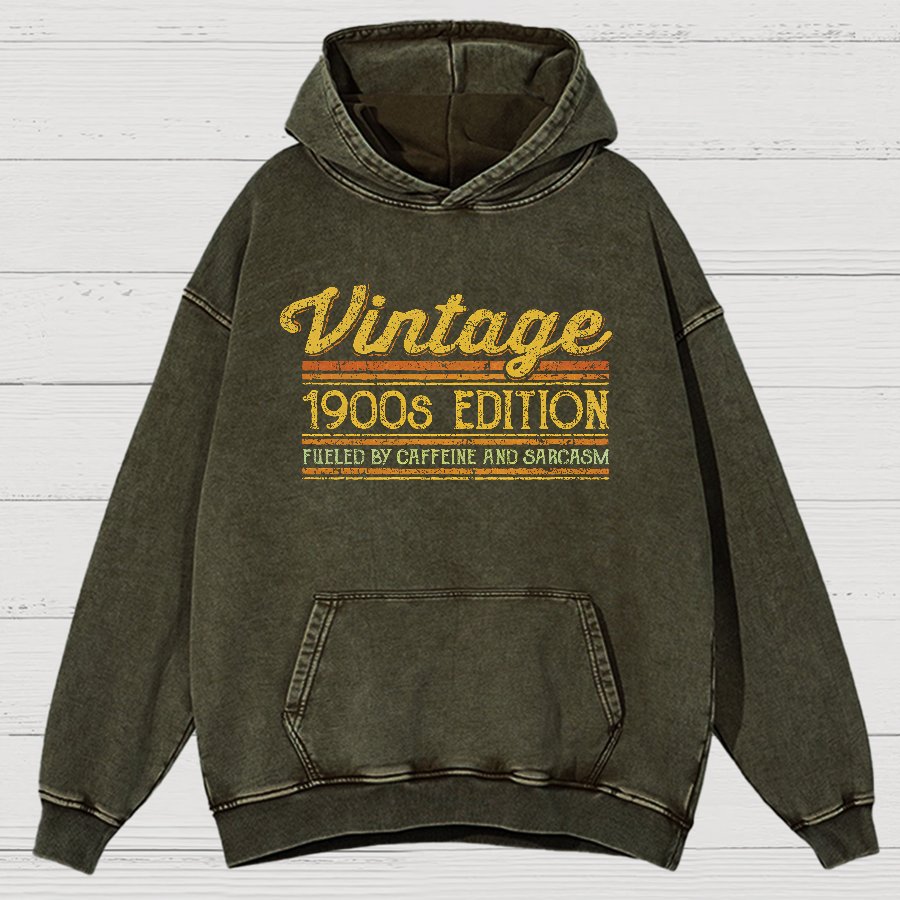 1900s Edition Vintage Distressed Hoodie
