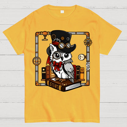 Steampunk Owl Geek T-Shirt