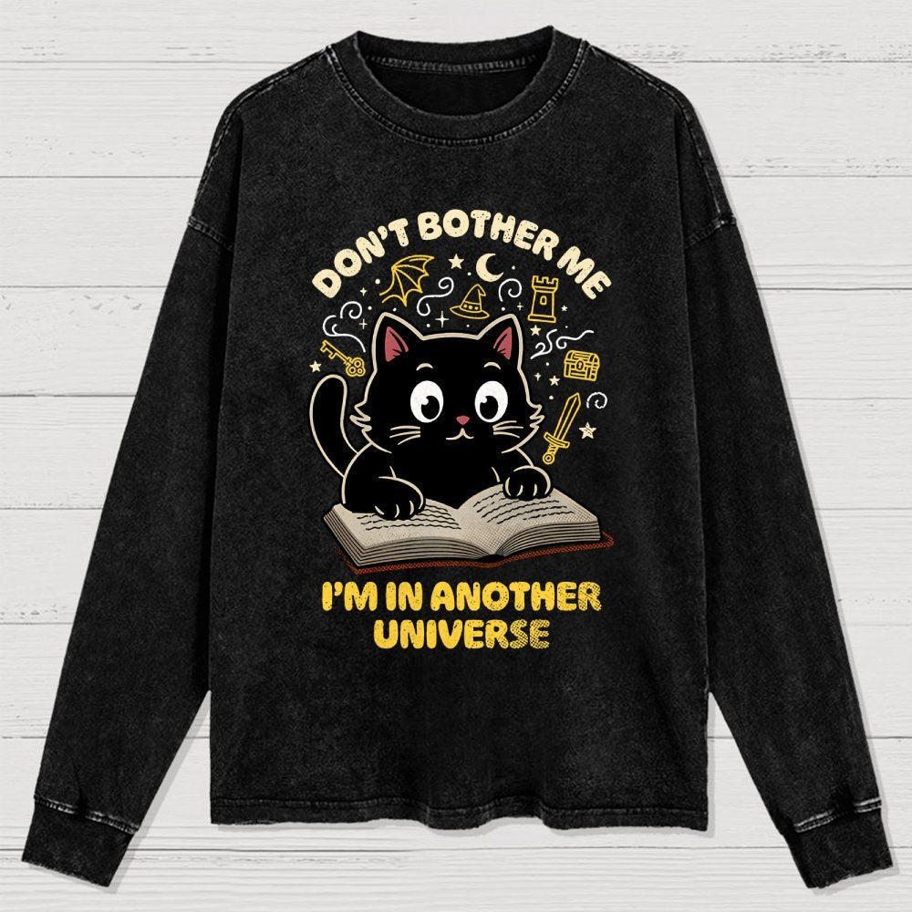 I'm In Another Universe Washed Long Sleeve Tee