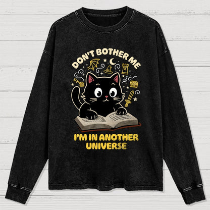 I'm In Another Universe Washed Long Sleeve Tee