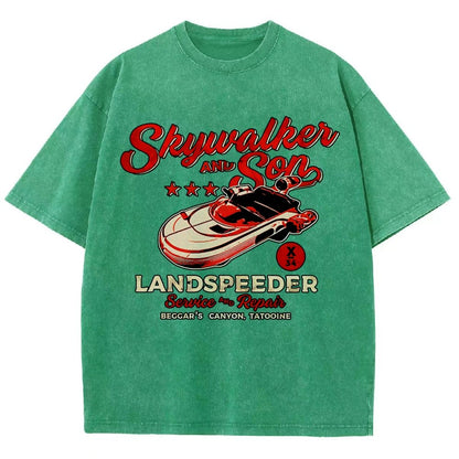 Speeder Shop Vintage Distressed T-shirt