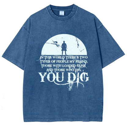 In This World There's Two Kinds Of People Vintage Distressed T-shirt
