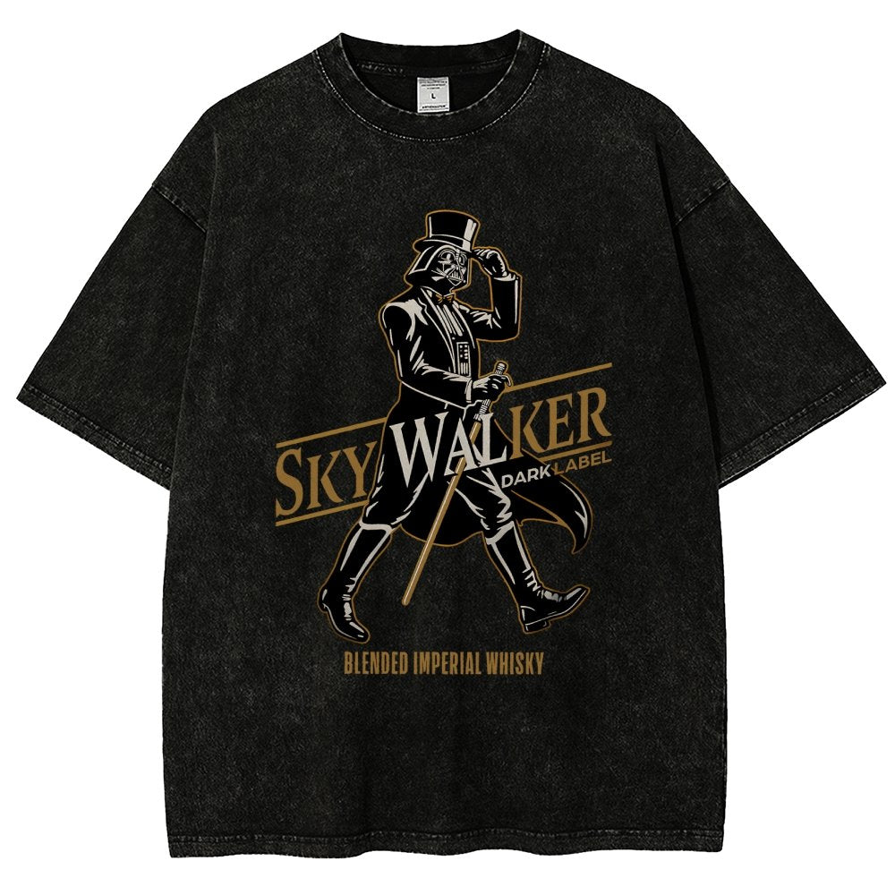 Keep Sky Walking Vintage Distressed T-shirt