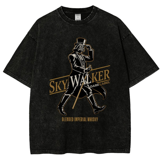 Keep Sky Walking Vintage Distressed T-shirt