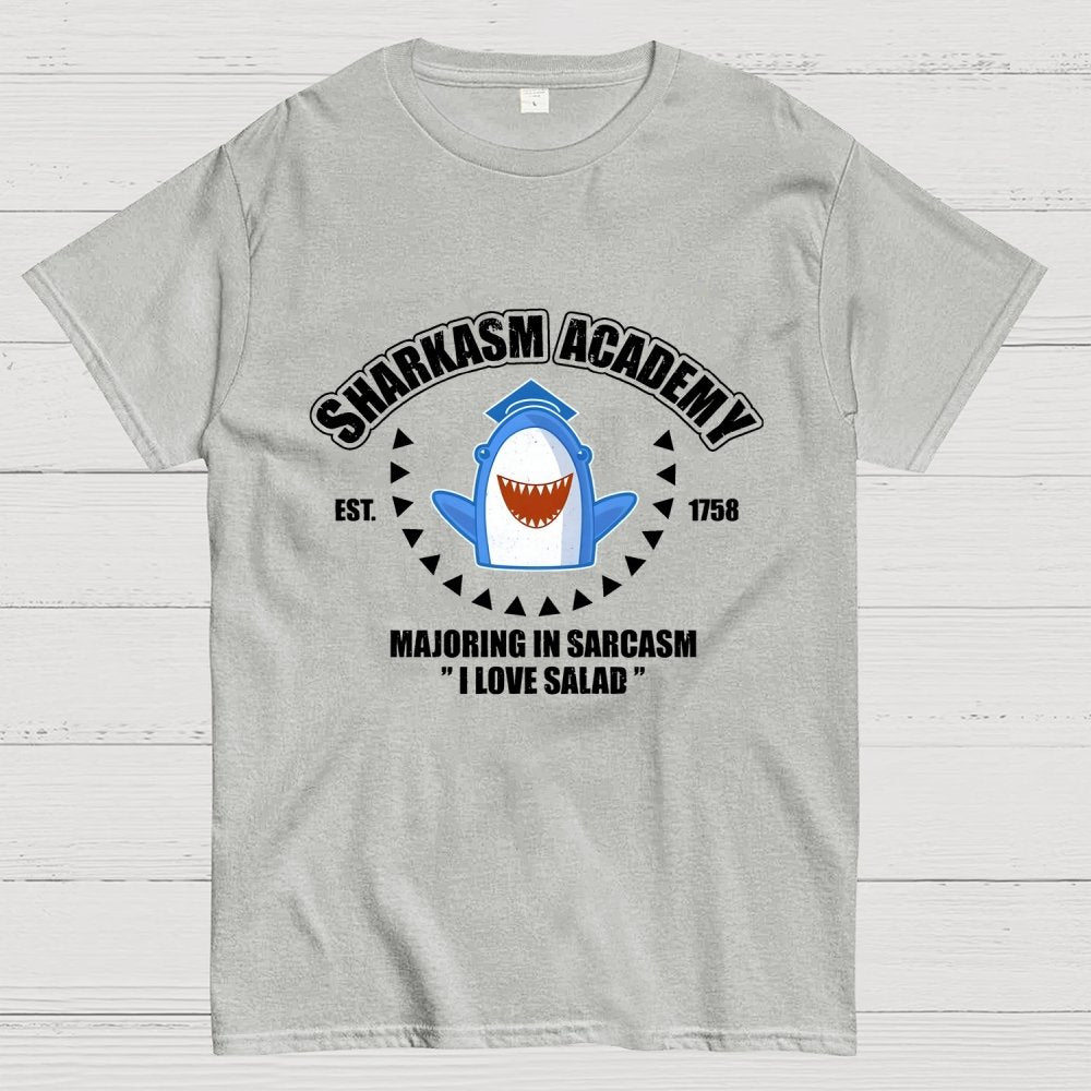 Sharkasm Academy Unisex Geek T-Shirt