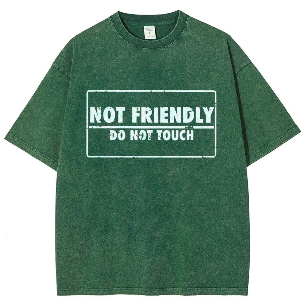 Not friendly stamp Vintage Distressed T-shirt