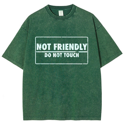 Not friendly stamp Vintage Distressed T-shirt