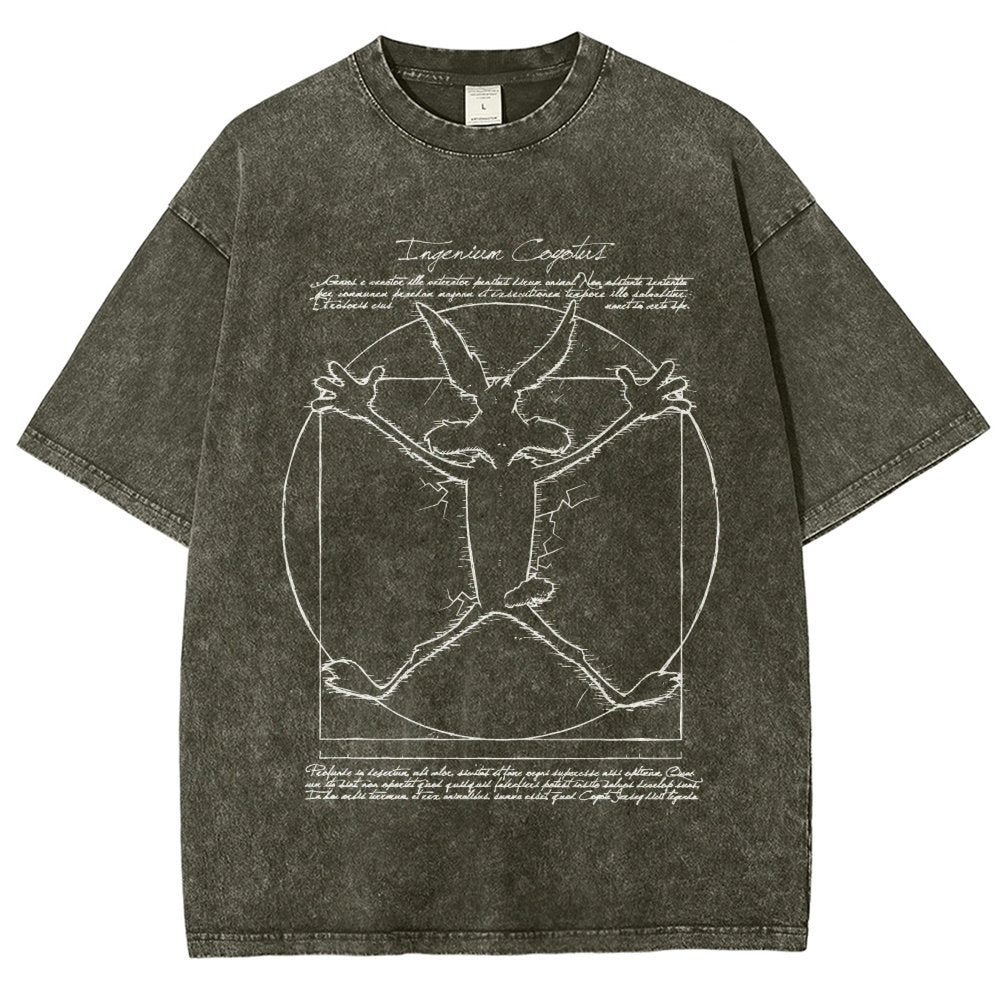 Coyotus Vintage Distressed T-shirt