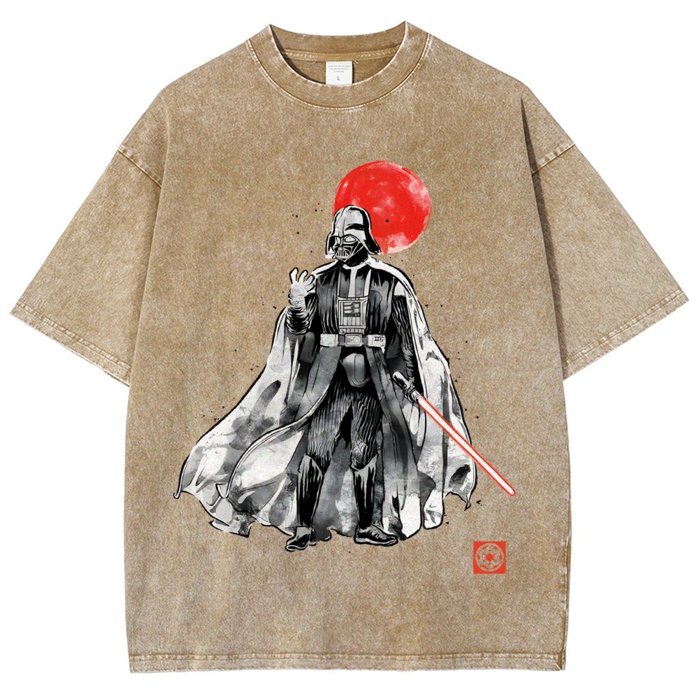 Dark Lord Sumi-E Vintage Distressed T-shirt