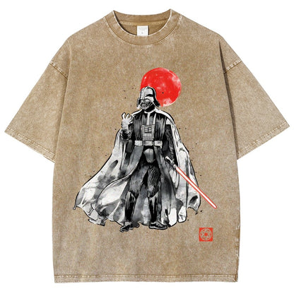 Dark Lord Sumi-E Vintage Distressed T-shirt
