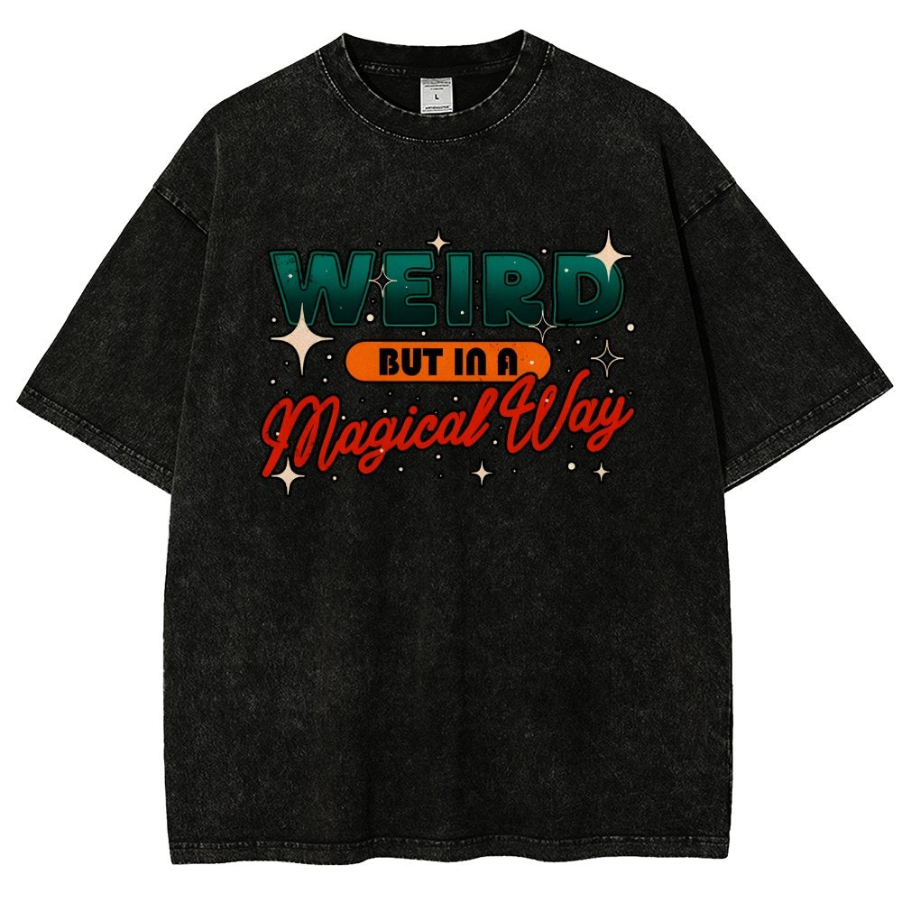 Weird But In A Magical Way Vintage Distressed T-shirt
