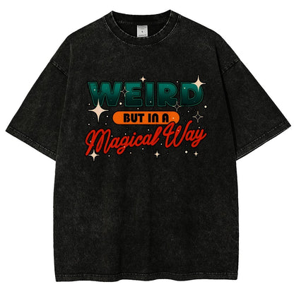 Weird But In A Magical Way Vintage Distressed T-shirt