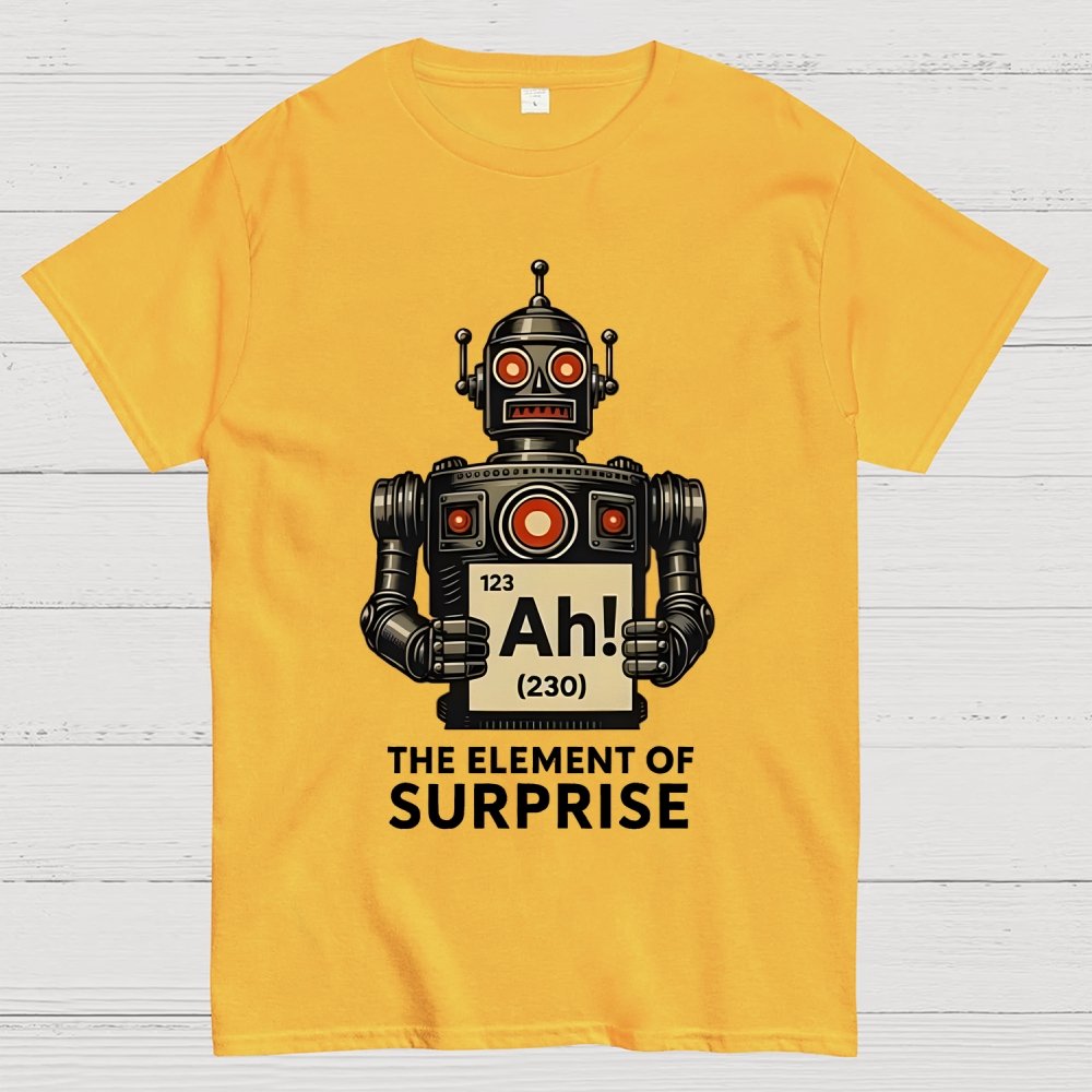 Machine Gets Surprised Geek T-Shirt