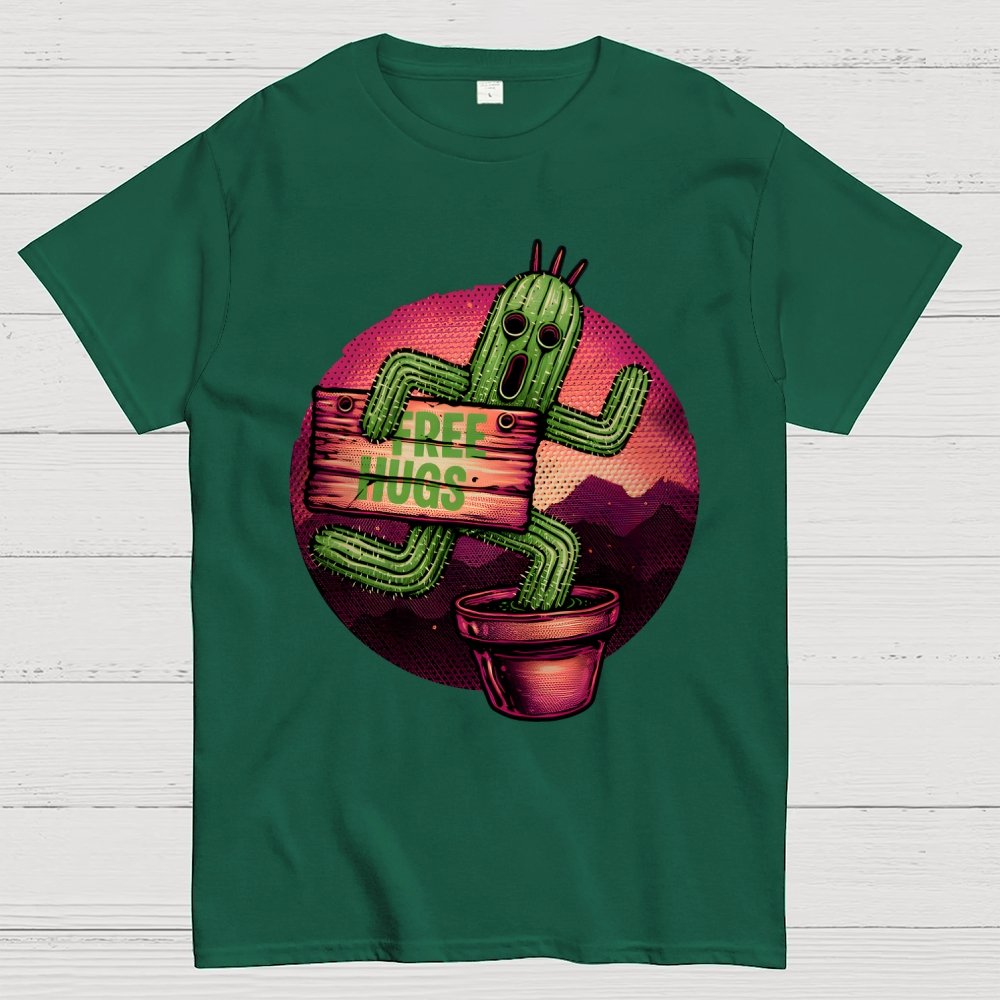 Huggable Cactus Geek T-Shirt