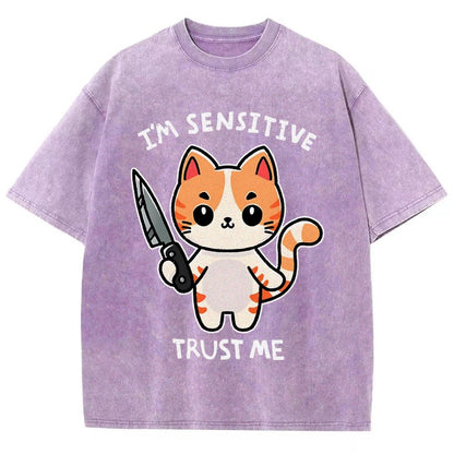 I'm Sensitive Vintage Distressed T-shirt