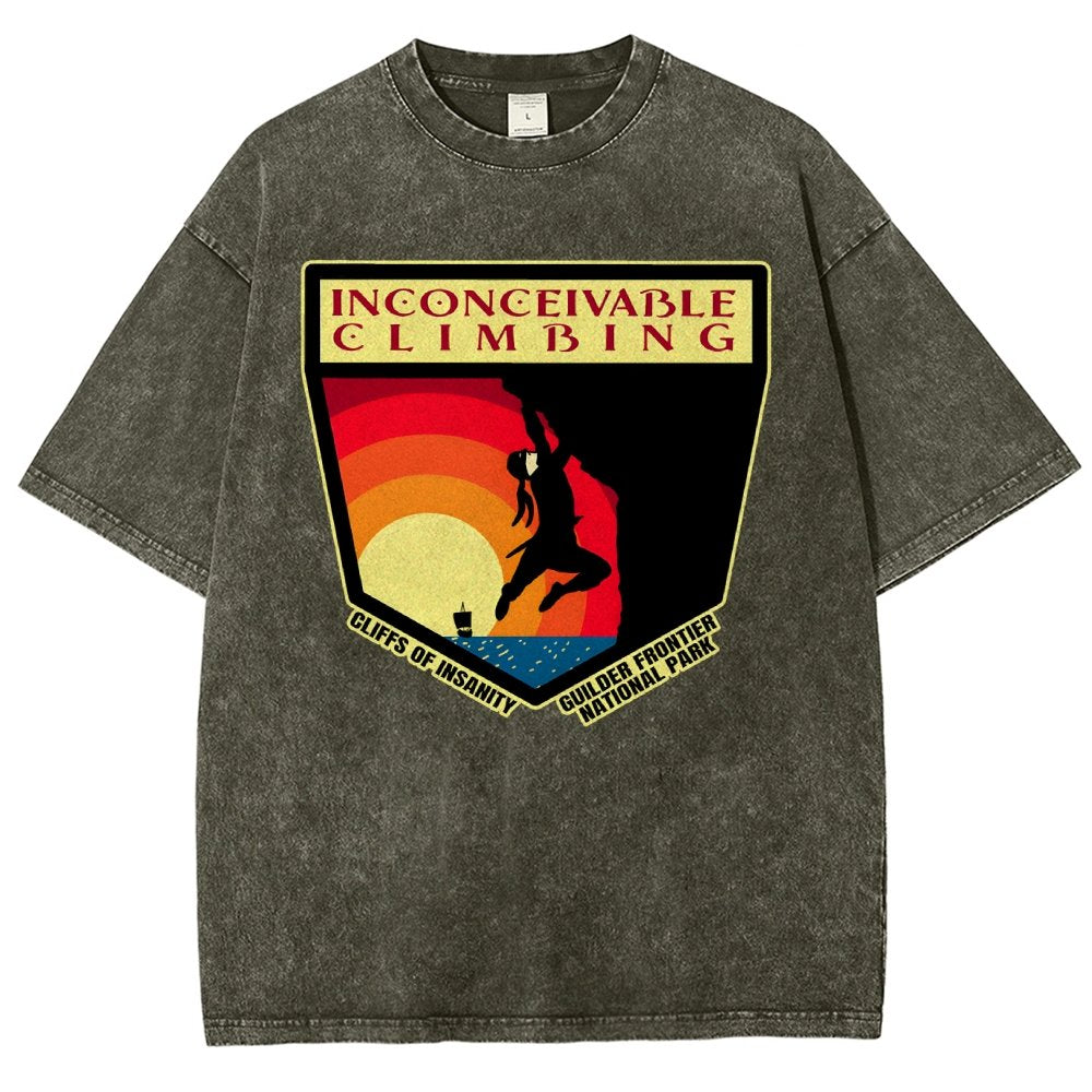 Inconceivable Climbing Vintage Distressed T-shirt