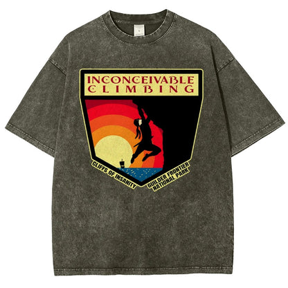 Inconceivable Climbing Vintage Distressed T-shirt