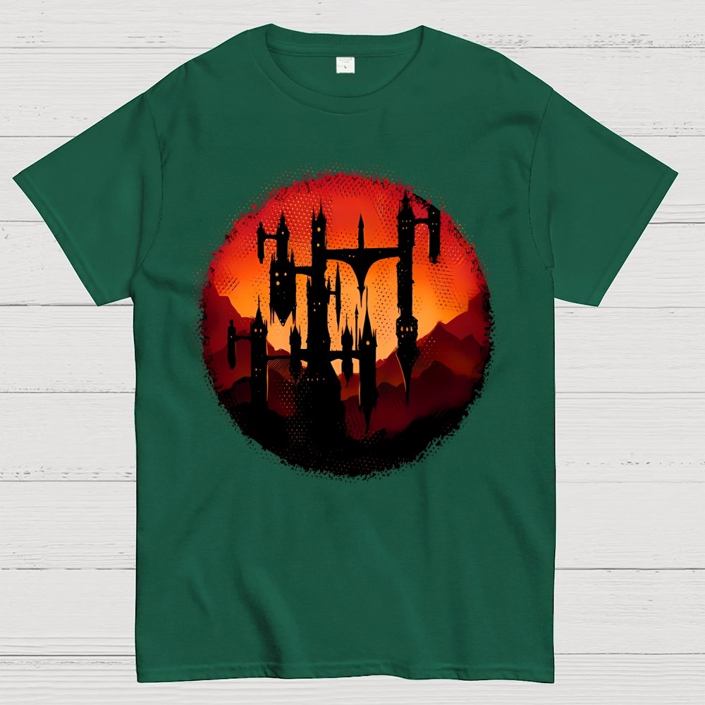 Castle Sunset Geek T-Shirt