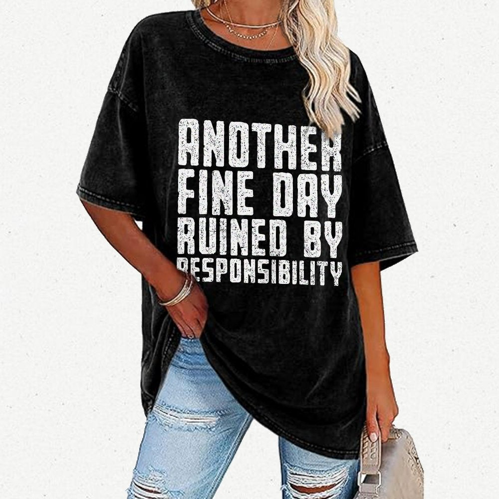 Another Fine Day Vintage Distressed T-shirt