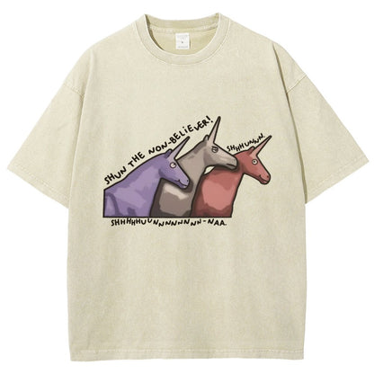 Shun the Non-Believer   Vintage Distressed T-shirt
