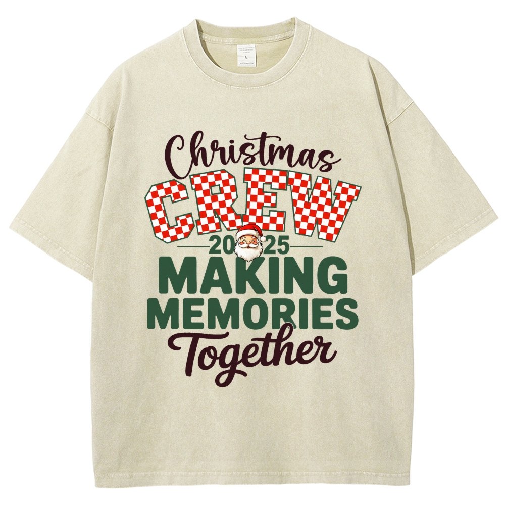 Retro Family Christmas Vintage Distressed T-shirt