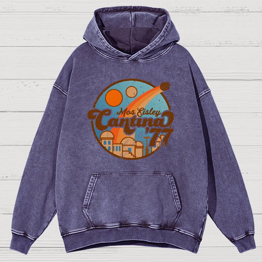 Vintage Hangout 77 Vintage Distressed Hoodie