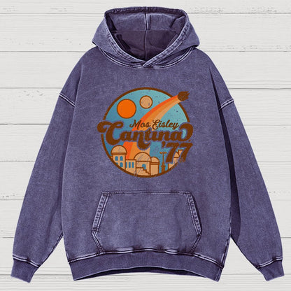 Vintage Hangout 77 Vintage Distressed Hoodie
