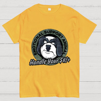 Emotional Support Animal Handle Your $#*!+ Geek T-Shirt