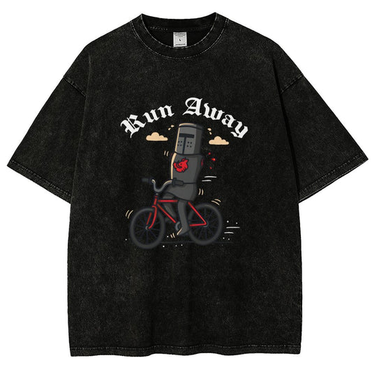 Run Away Vintage Distressed T-shirt