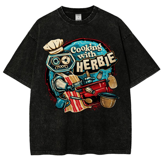 Cooking With Buddy Vintage Distressed T-shirt