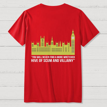 You Will Never Find A More Mischievous Nest Of Rogues And Rascals Unisex Front And Back Printing Geek T-Shirt