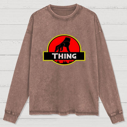 Thing Washed Long Sleeve Tee