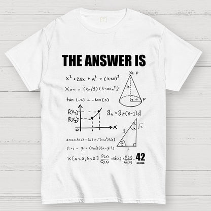 42 The Answer To Life The Universe Geek T-Shirt