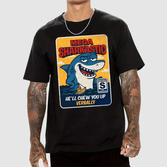 Mega Sharkastic Geek T-Shirt