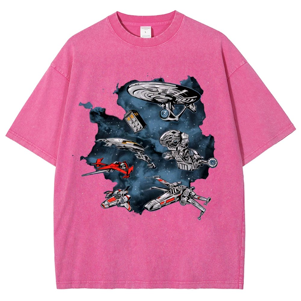 Ultimate Space Fleet Vintage Distressed T-shirt