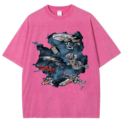 Ultimate Space Fleet Vintage Distressed T-shirt