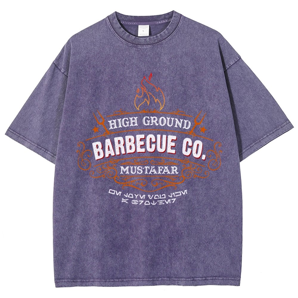 High Ground BBQ Vintage Distressed T-shirt