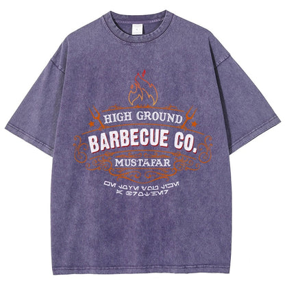 High Ground BBQ Vintage Distressed T-shirt