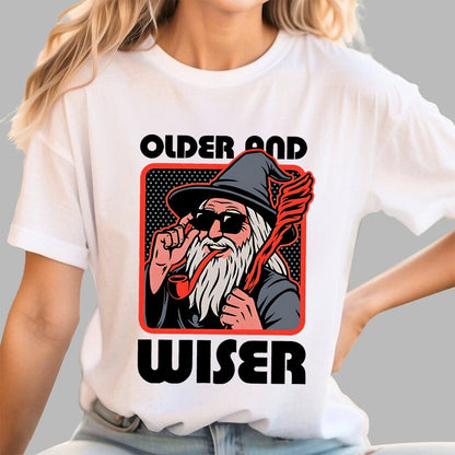 Old Wise Wizard Pop Art Geek T-Shirt