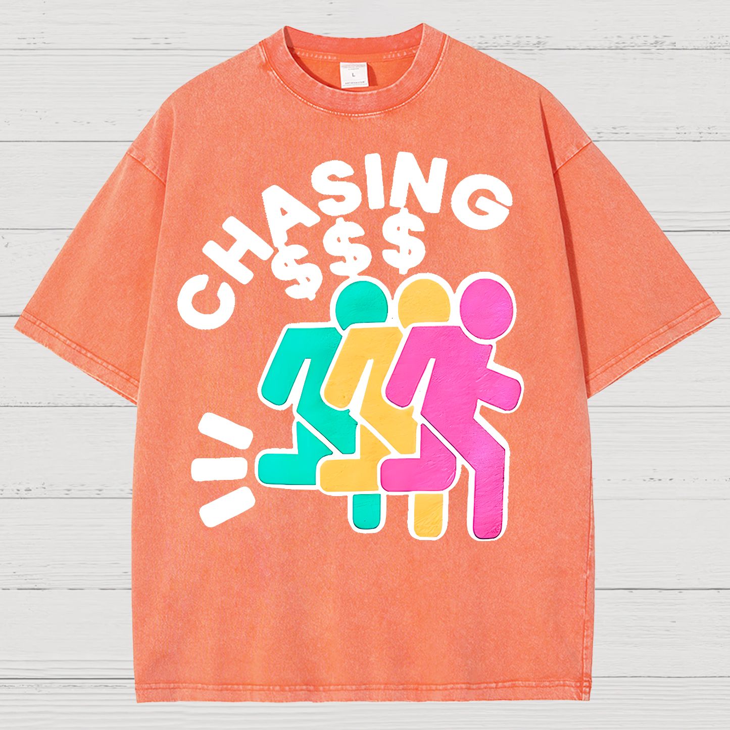 Chasing Money Sarcasm Vintage Distressed T-shirt