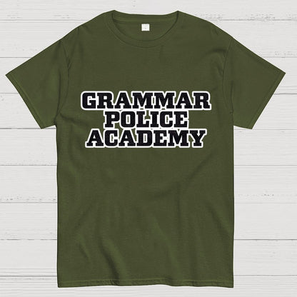 Grammar Police Academy Unisex Geek T-Shirt