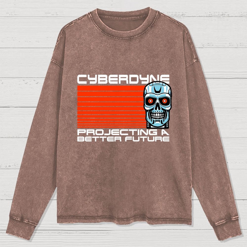 Future Robot Company Washed Long Sleeve Tee