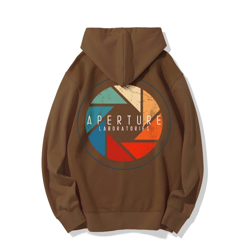Aperture Printed Back Unisex Cotton Hoodie
