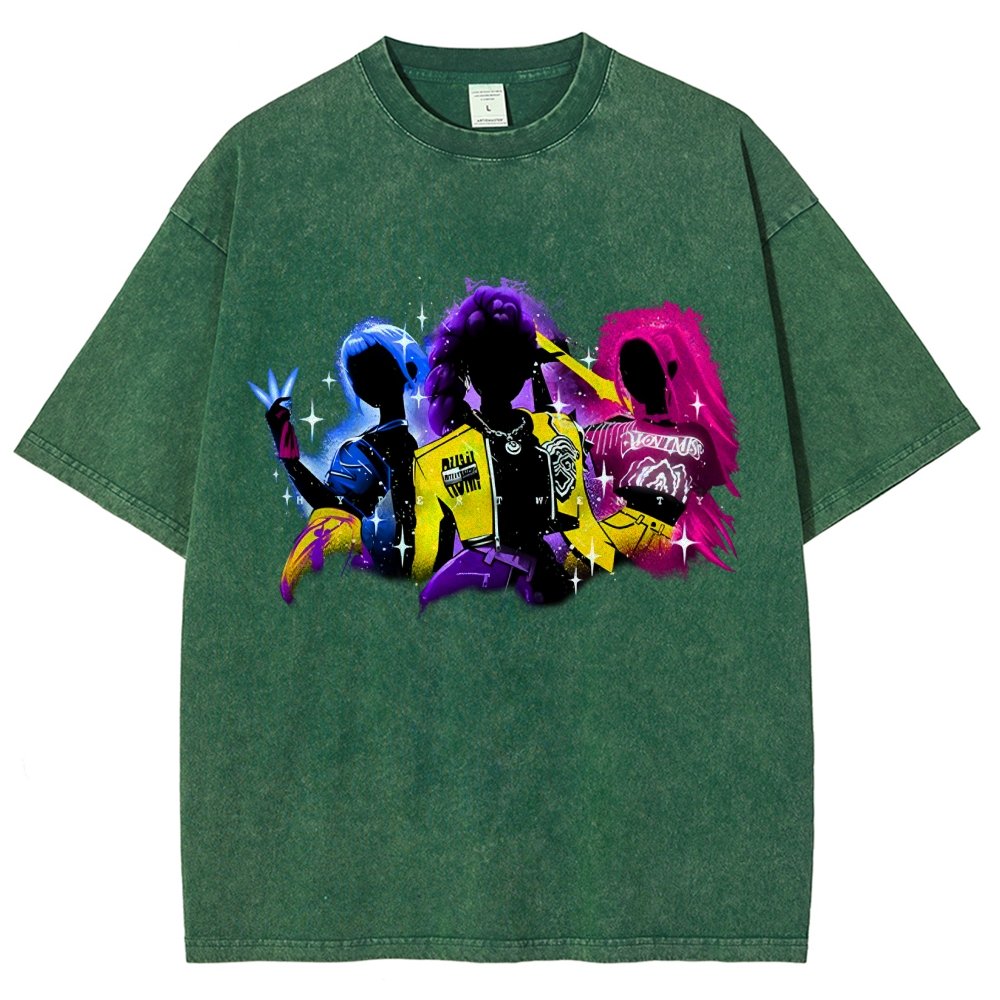The Huntrix Vintage Distressed T-shirt